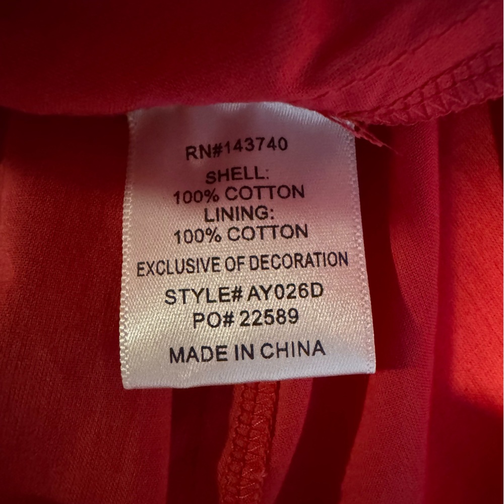 Tuckernuck Hyacinth House Wisteria Caftan Guava Pink - Picture 7 of 9